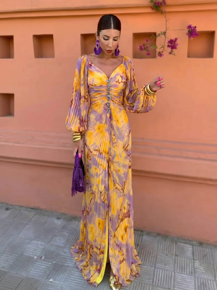 Cristina | Abito Elegante con Scollo Profondo