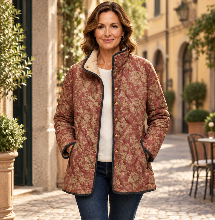 Camilla - giacca in ambientazione Milano
