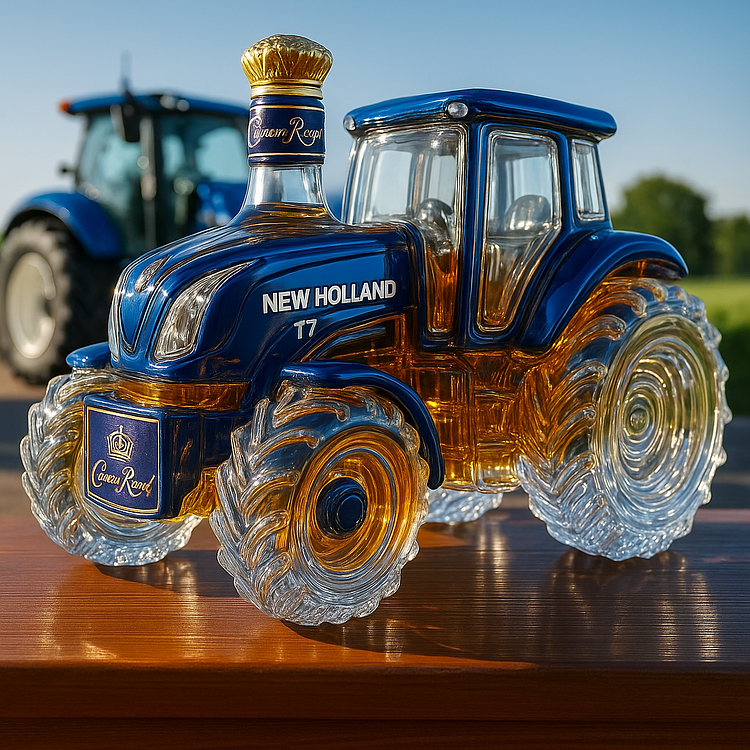 Bottiglia per whisky New Holland T7™ | Classica forma a trattore