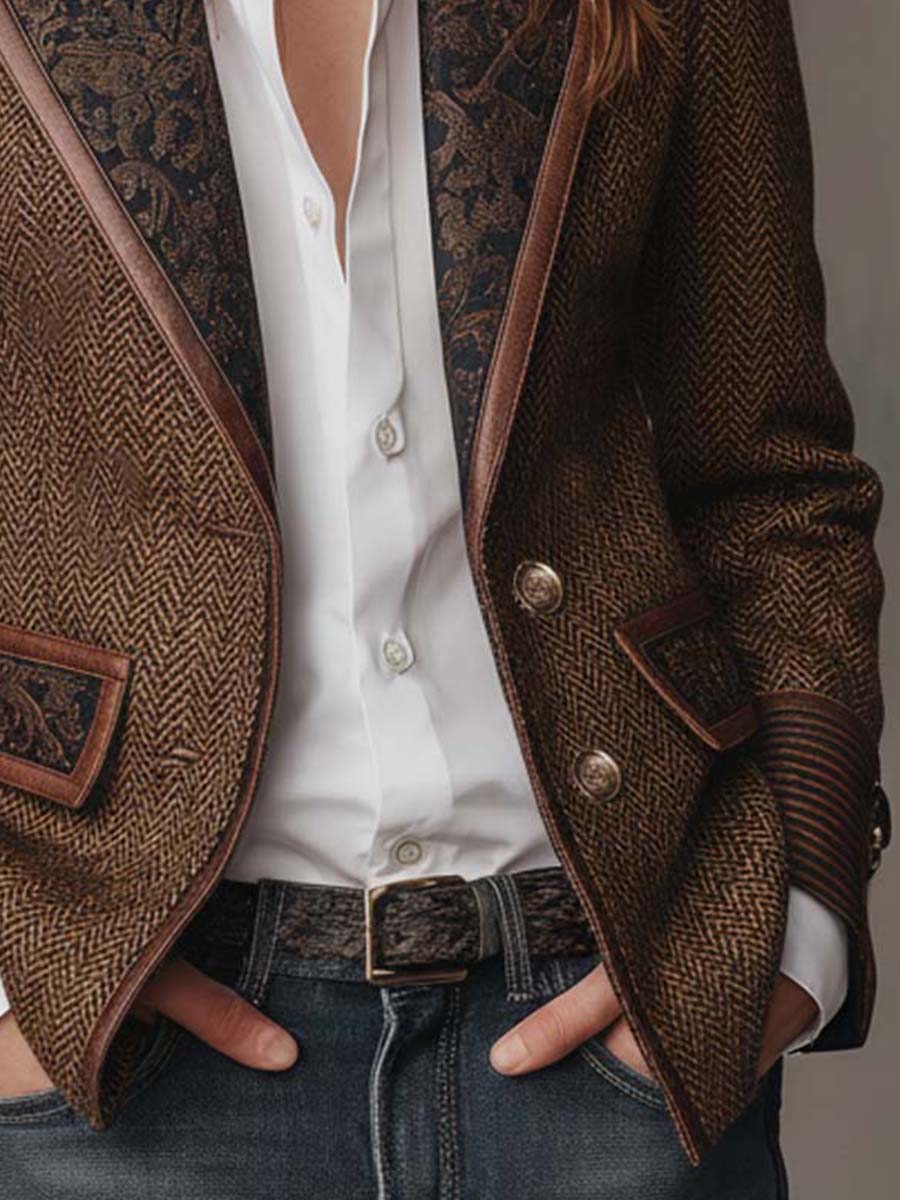 Gisèle | Blazer Chevron Stampato - immagine 8