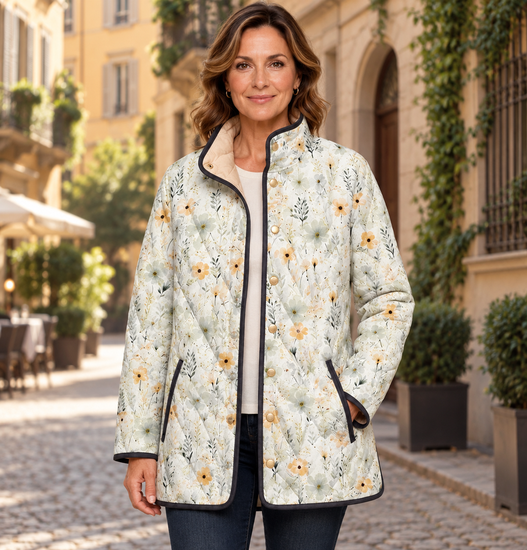 Claudia - giacca in ambientazione Milano