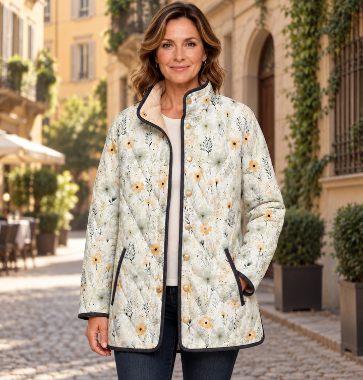 Claudia - giacca in ambientazione Milano