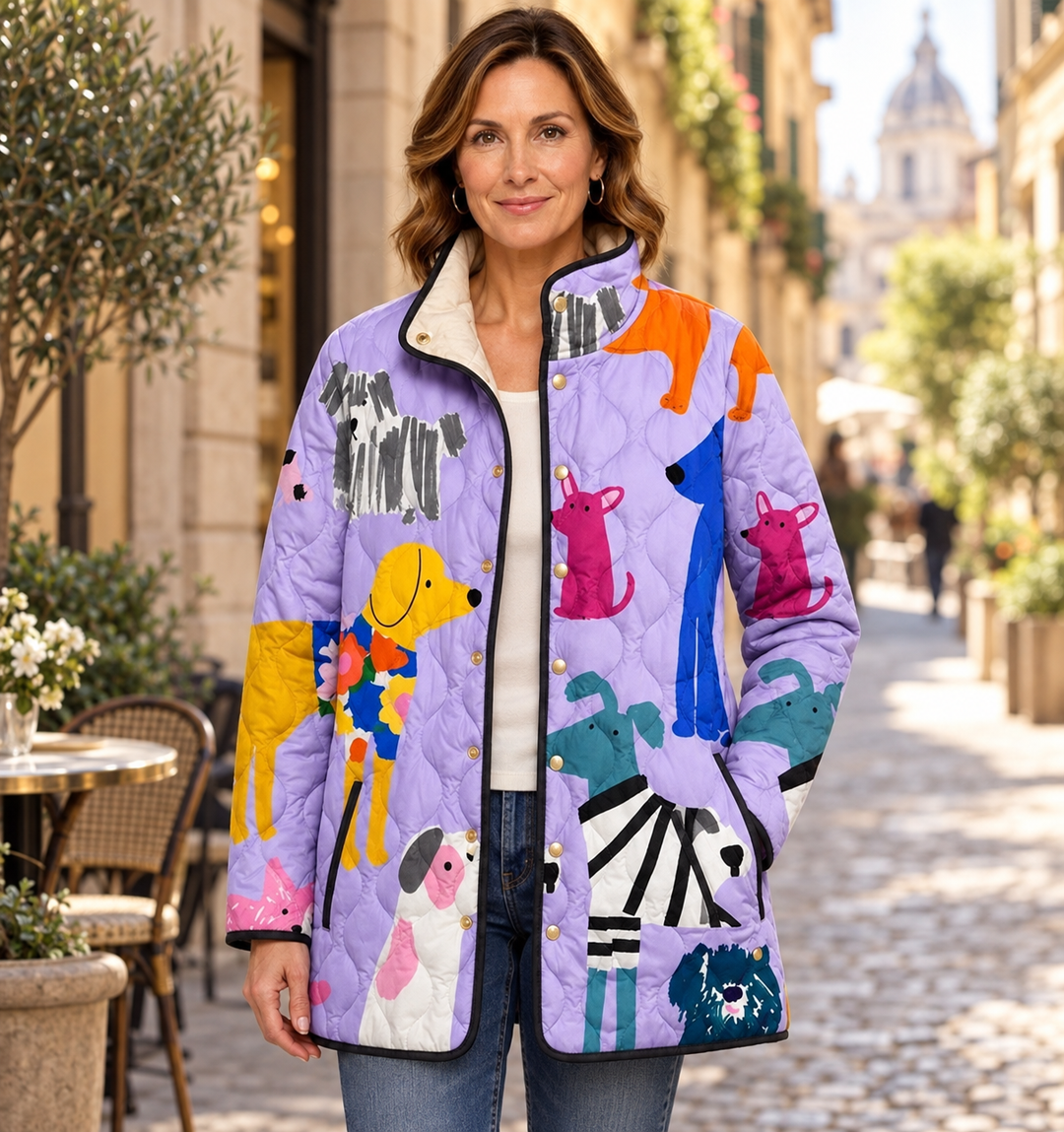Emanuela - giacca in ambientazione Milano