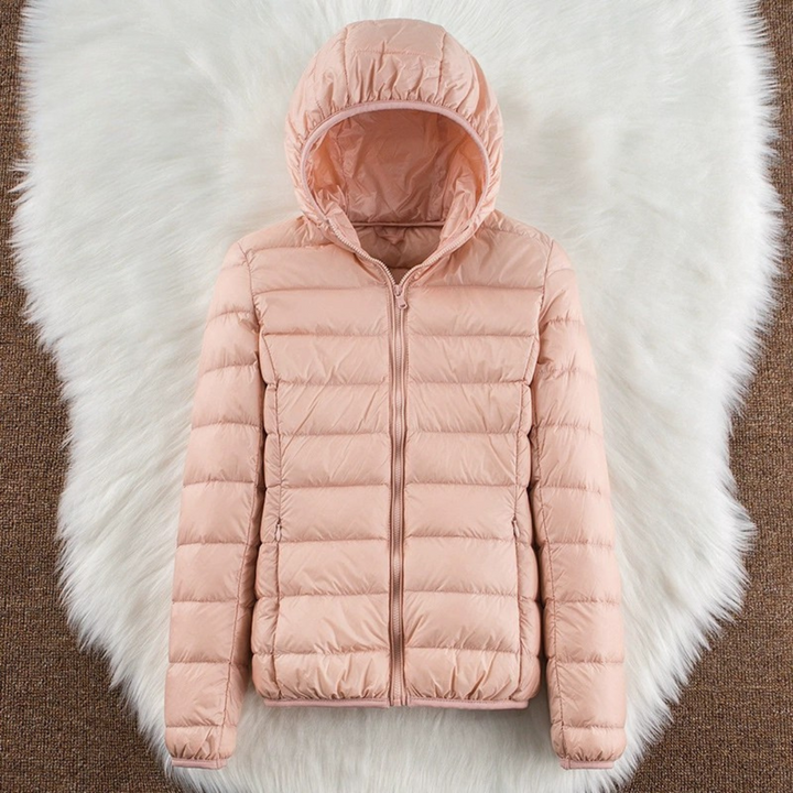 Erica | Giacca Trapuntata Leggera Rosa Chiaro - immagine 3