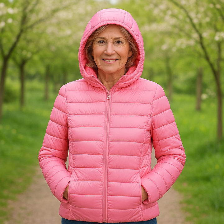 Loredana | Giacca Trapuntata Leggera Rosa - immagine 2