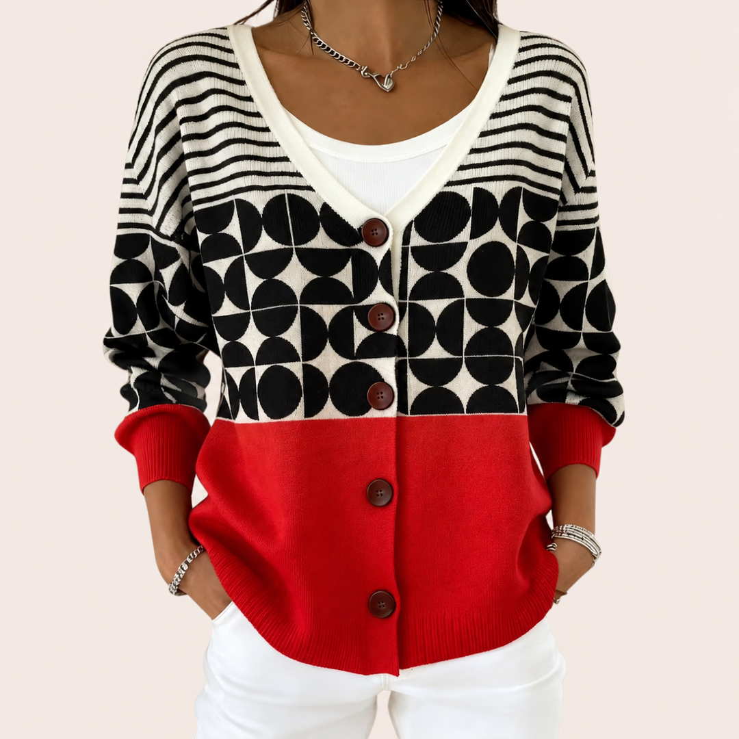 Matilde - giacca in maglia con bottoni