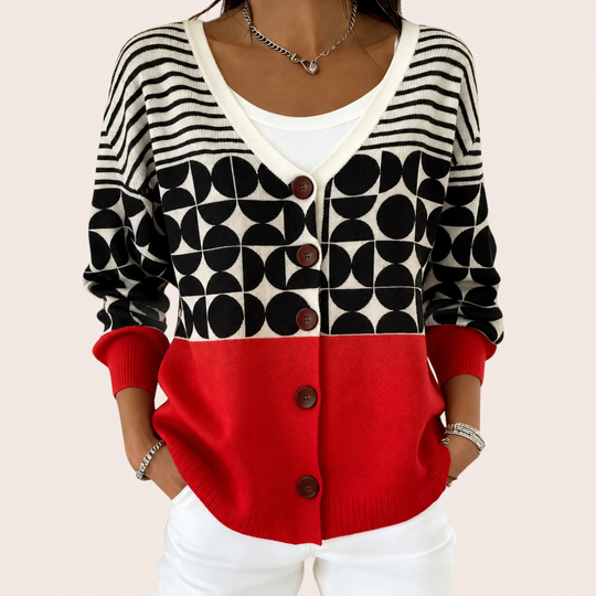 Matilde - giacca in maglia con bottoni