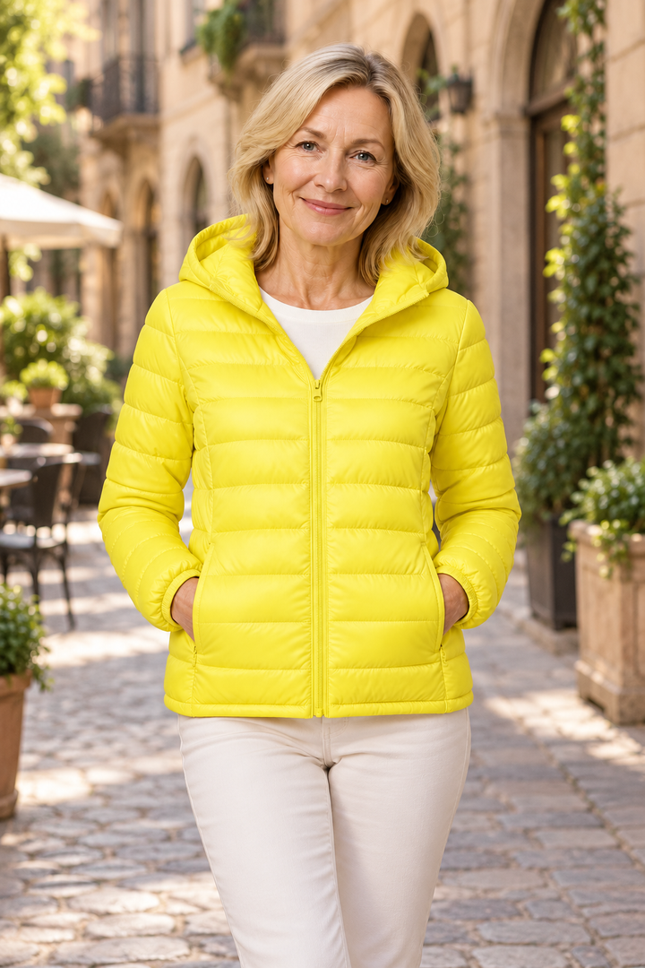 Michela - giacca in ambientazione Milano