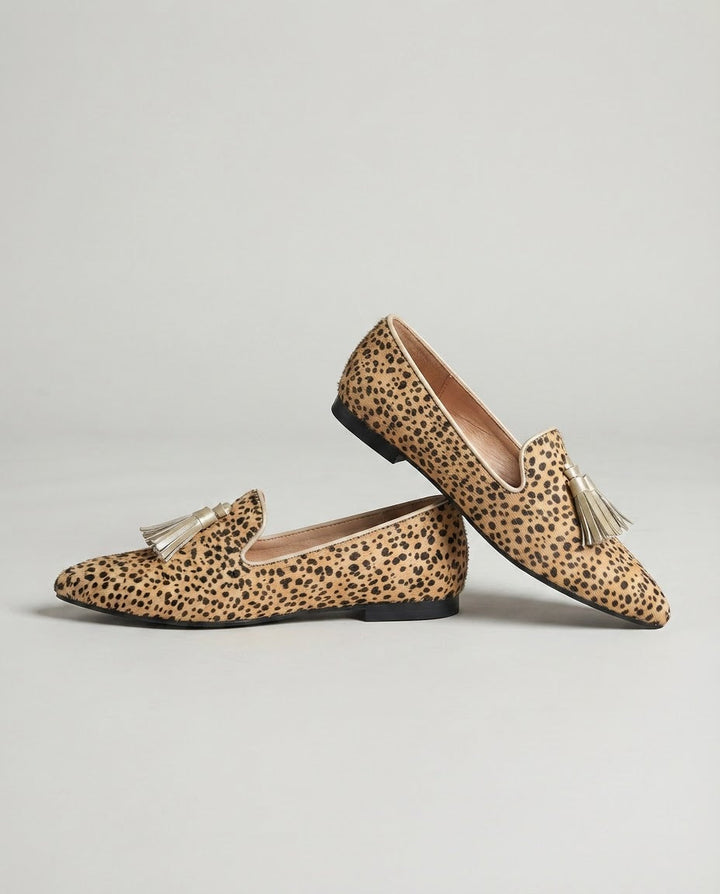 Mocassino Ginevra — Ghepardo, Nappine Oro - immagine 2