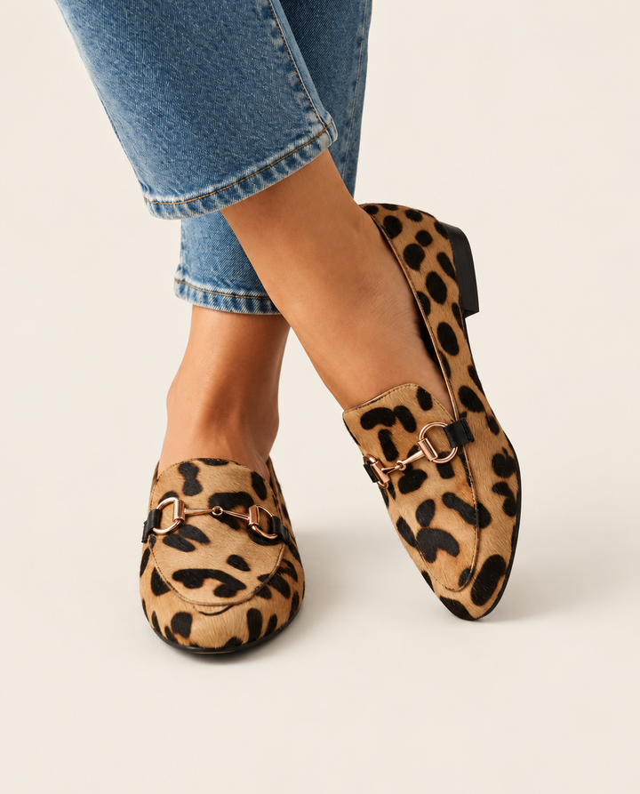 Mocassino Serena — Leopardo con Morsetto - immagine principale