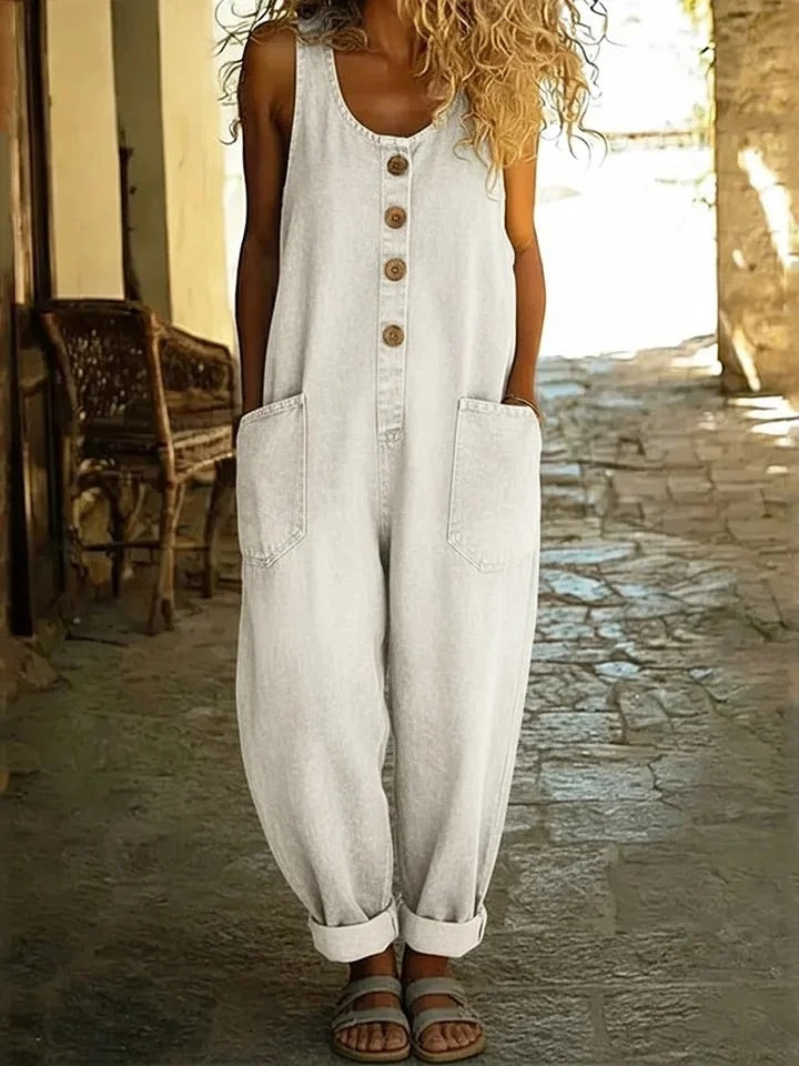 Ruth | Pantaloni Vintage in Denim di Cotone