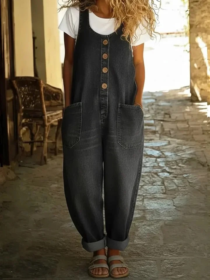 Ruth | Pantaloni Vintage in Denim di Cotone